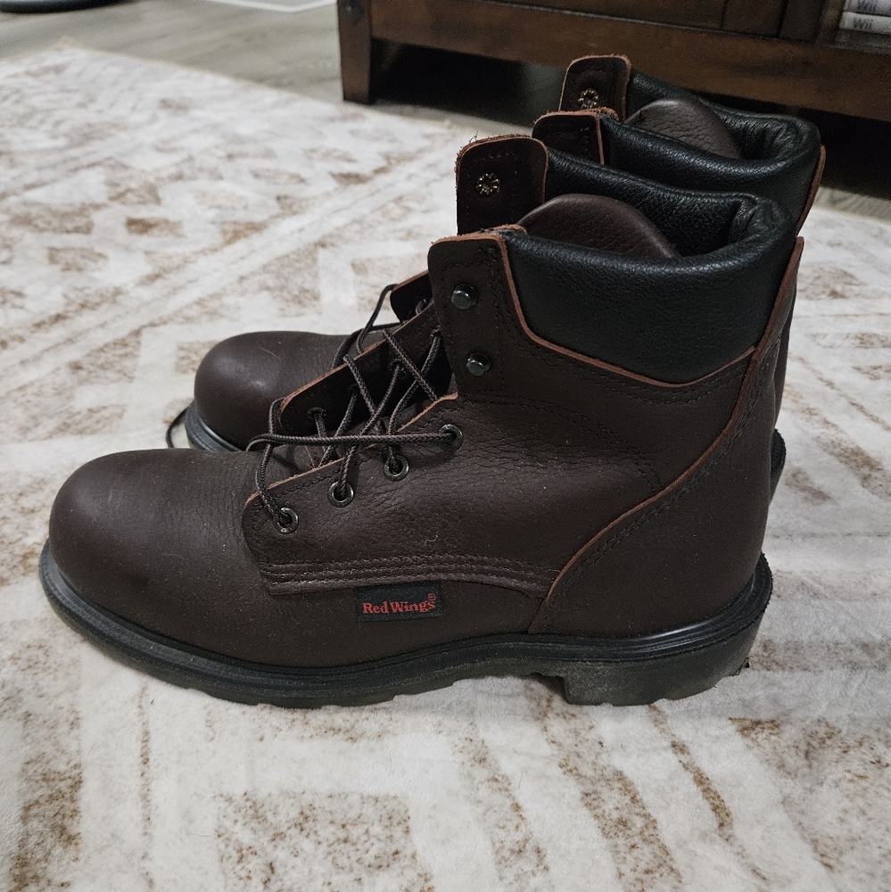 Red Wing Dark Brown Leather Boots